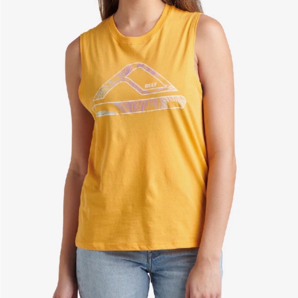 NWT REEF CRYS MUSCLE TANK WOMANS